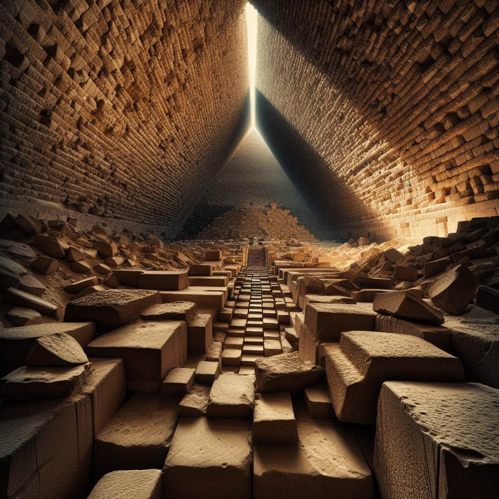 Interior of the Great Pyramid